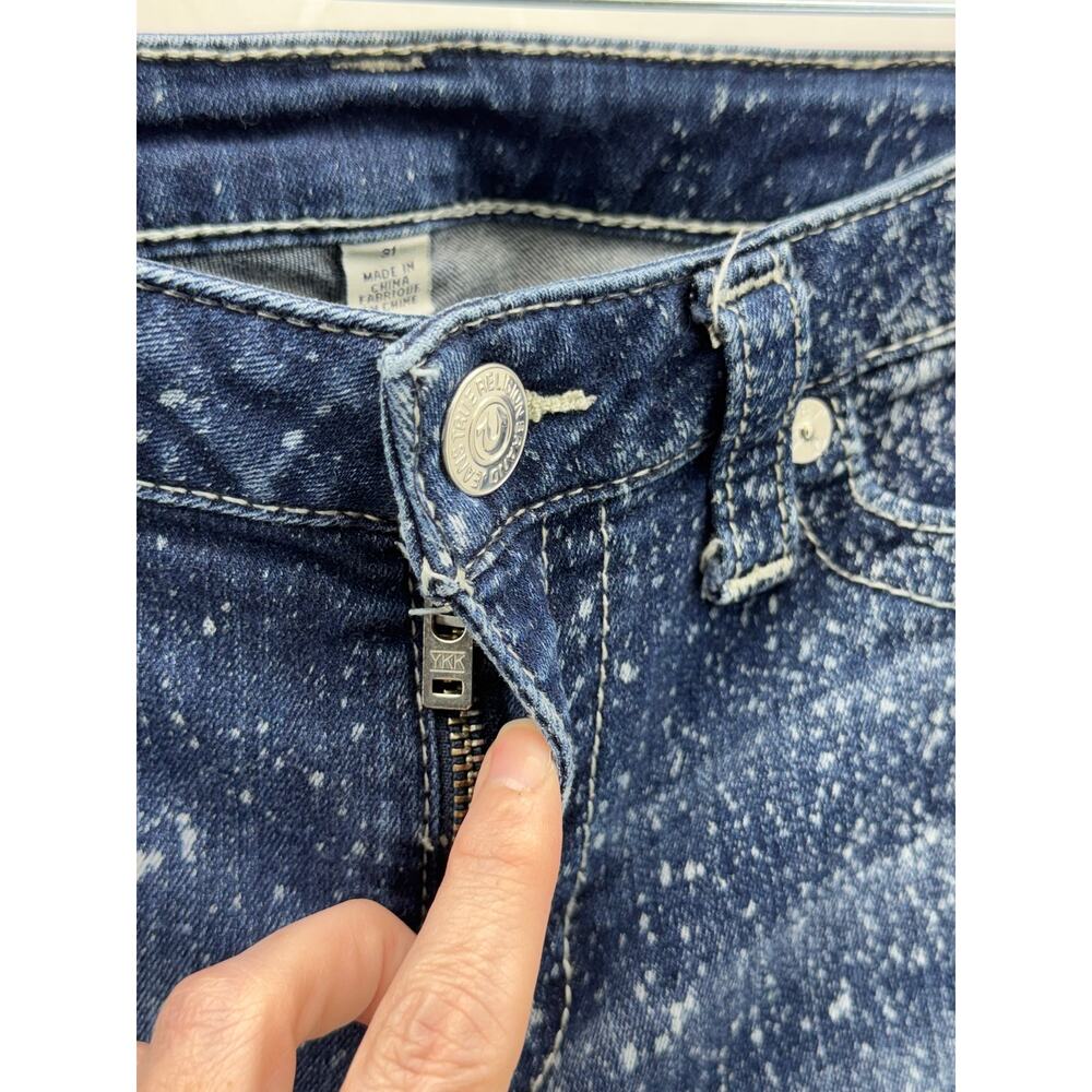 Women’s 31 skinny true religion, bleached wash jeans - Picture 5 of 12